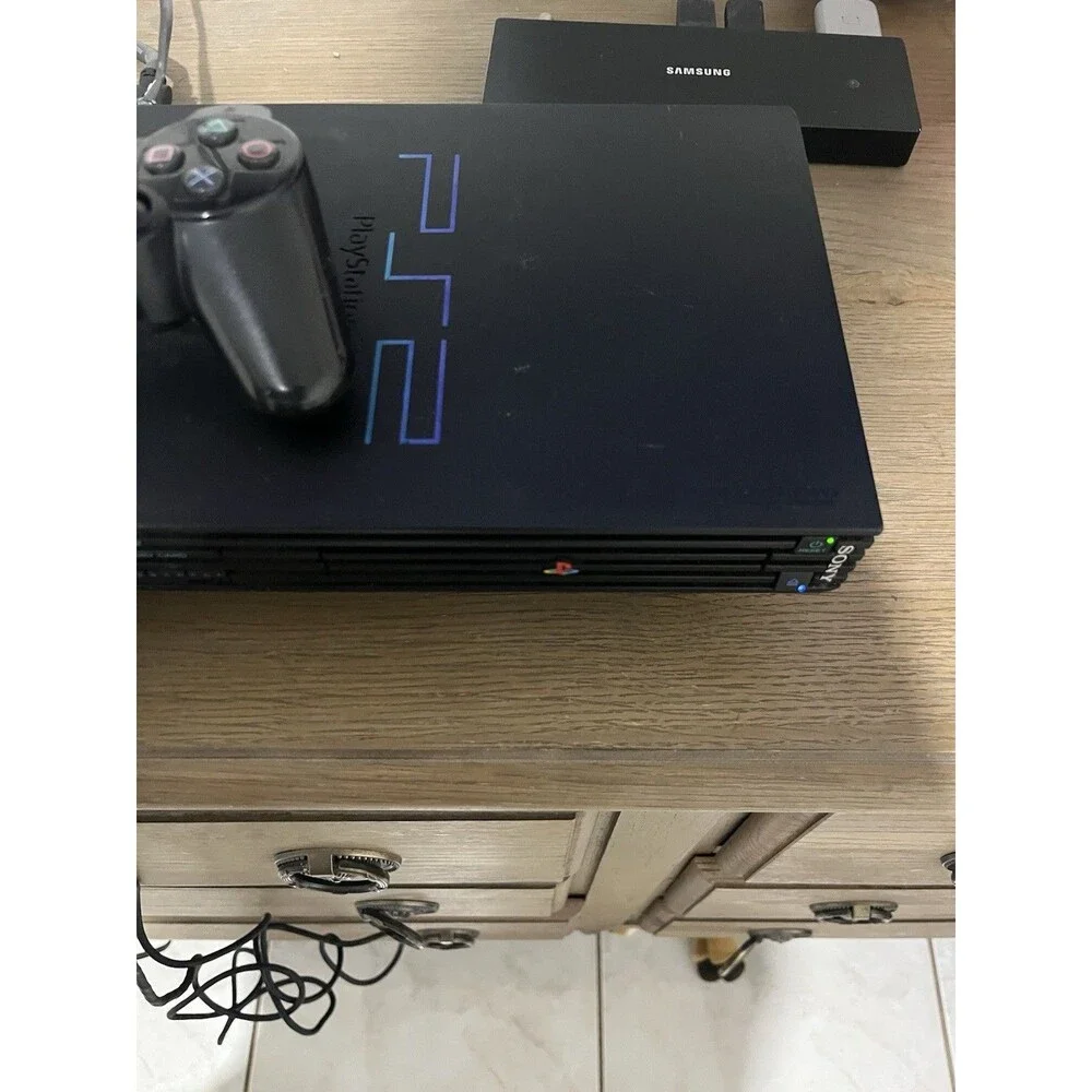 Sony Playstation 2 PS2 Fat Console SCPH-30001 w/ Power Cable And Control TESTED